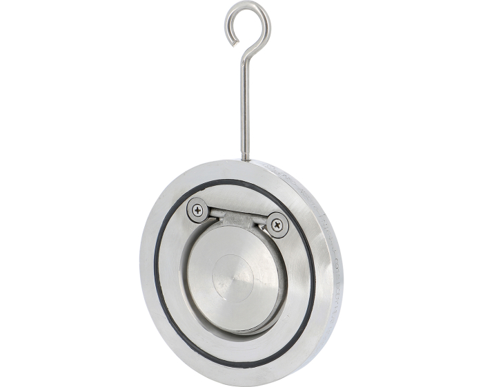 Stainless steel wafer swing check valve 365 single plate FKM DN40